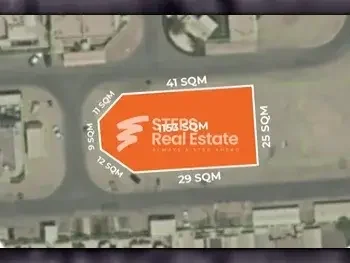 Lands For Sale in Al Rayyan  - Al Gharrafa  -Area Size 1,153 Square Meter