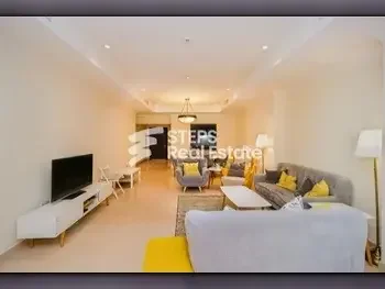 1 Bedrooms  Apartment  For Rent  in Doha -  The Pearl  Fully Furnished