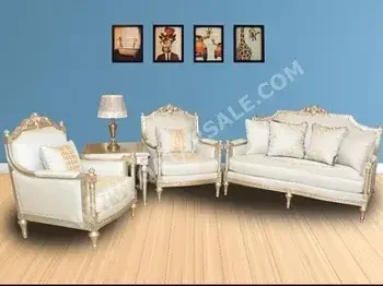 Sofas, Couches & Chairs Sofa Set  - Fabric  - Beige