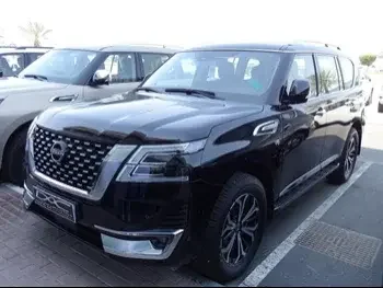 Nissan  Patrol  Titanium  2023  Automatic  0 Km  8 Cylinder  Four Wheel Drive (4WD)  SUV  Black  With Warranty