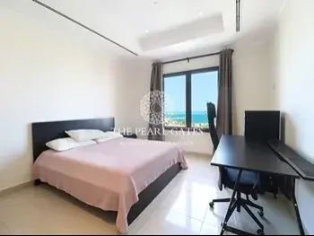 Studio  For Rent  in Doha -  The Pearl  Semi Furnished