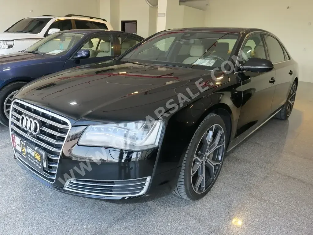  Audi  A8  L  2014  Automatic  95,000 Km  8 Cylinder  Rear Wheel Drive (RWD)  Sedan  Black  With Warranty