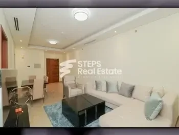 1 Bedrooms  Apartment  For Rent  in Lusail -  Al Erkyah  Fully Furnished