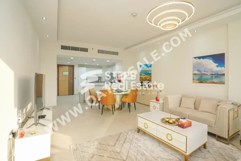 Labour Camp 1 Bedrooms  Apartment  For Rent  in Lusail -  Waterfront Residential  Fully Furnished