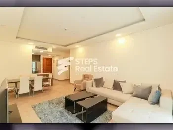 2 Bedrooms  Apartment  For Rent  in Lusail -  Al Erkyah  Fully Furnished