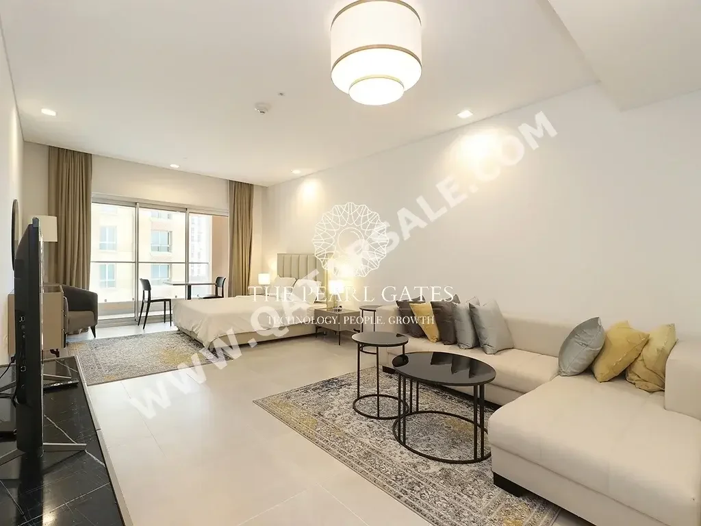 Studio  For Rent  in Doha -  The Pearl  Fully Furnished