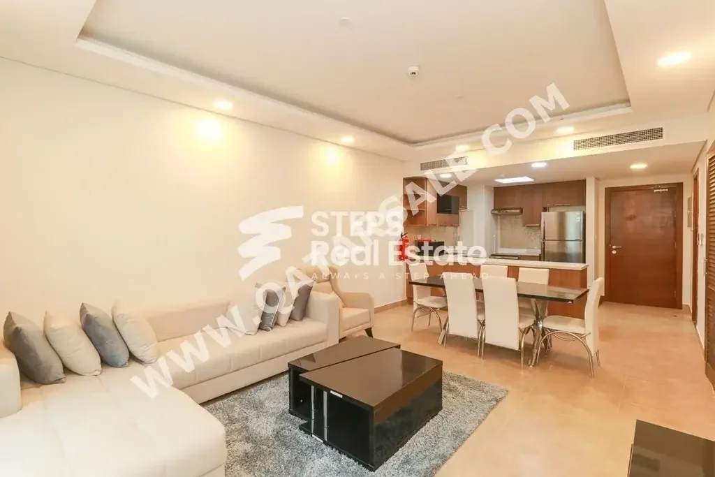 2 Bedrooms  Apartment  For Rent  in Lusail -  Al Erkyah  Fully Furnished