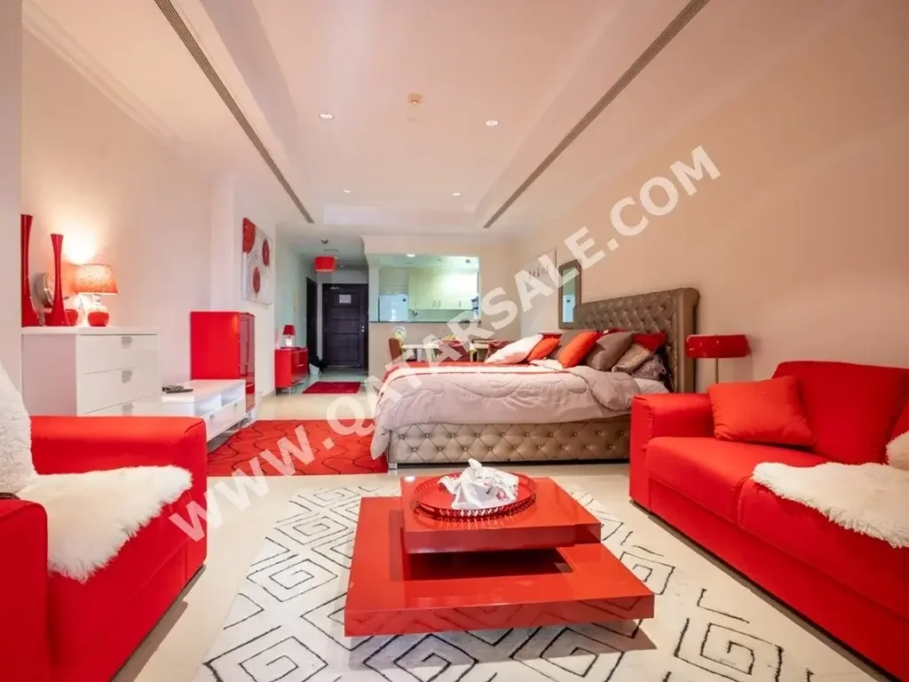 1 Bedrooms  Apartment  For Rent  in Doha -  The Pearl  Fully Furnished