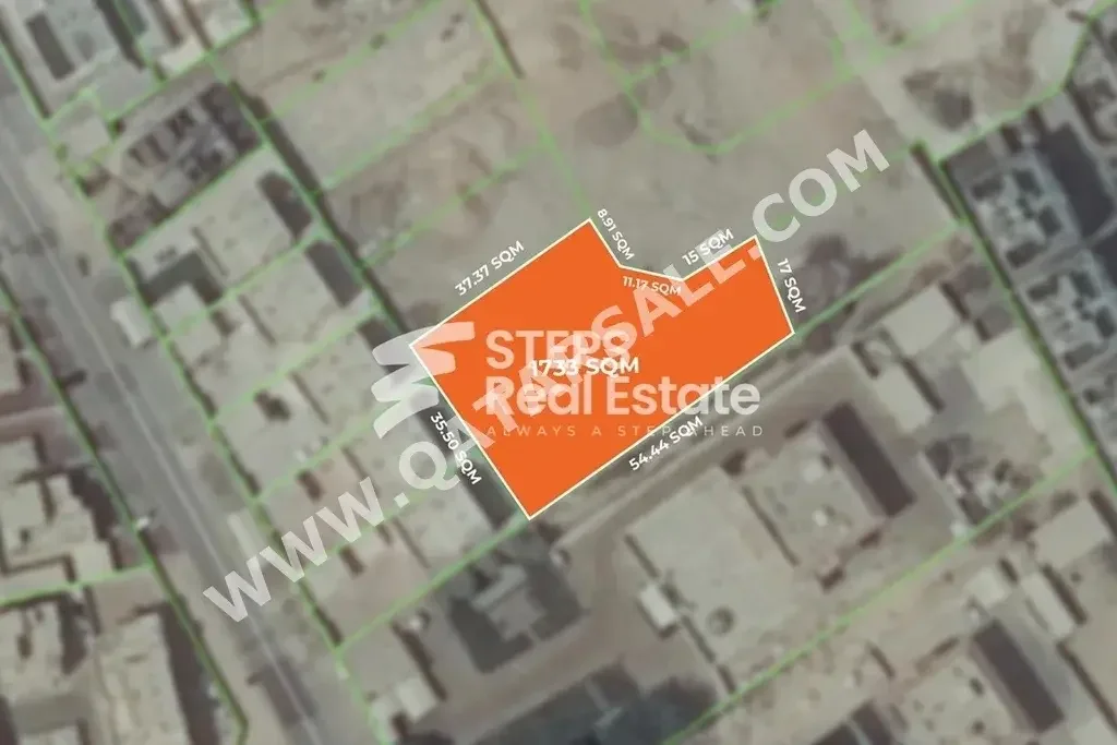 Lands For Sale in Umm Salal  - Umm Al Amad  -Area Size 1,733 Square Meter