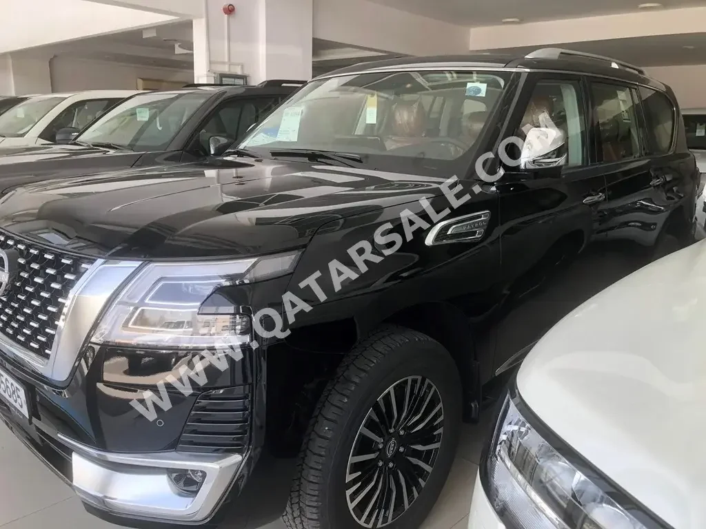  Nissan  Patrol  Platinum  2023  Automatic  0 Km  6 Cylinder  Four Wheel Drive (4WD)  SUV  Black  With Warranty