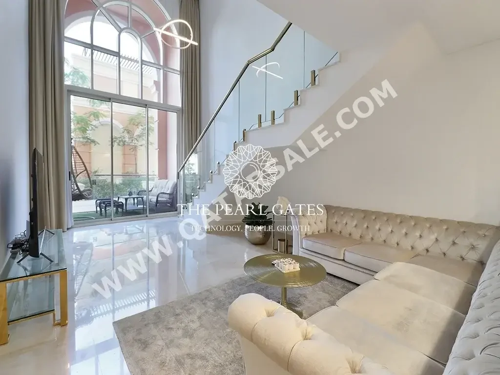 1 Bedrooms  Apartment  For Rent  in Doha -  The Pearl  Fully Furnished