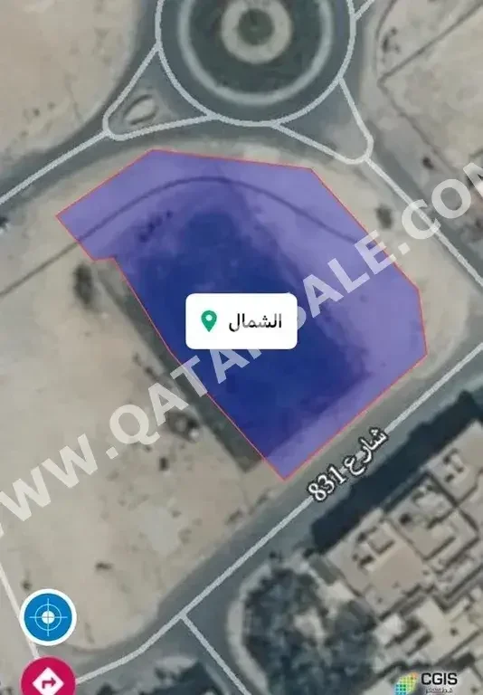 Lands For Sale in Al Shamal  - Abo Dhalouf  -Area Size 3,457 Square Meter