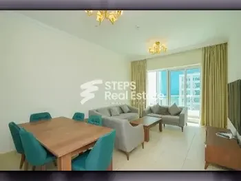 3 Bedrooms  Apartment  For Rent  in Lusail -  Marina District  Fully Furnished