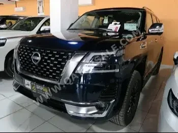 Nissan  Patrol  Platinum  2022  Automatic  0 Km  6 Cylinder  Four Wheel Drive (4WD)  SUV  Blue  With Warranty