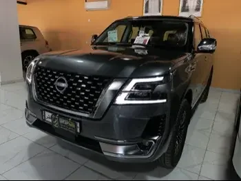 Nissan  Patrol  Platinum  2023  Automatic  0 Km  6 Cylinder  Four Wheel Drive (4WD)  SUV  Gray  With Warranty