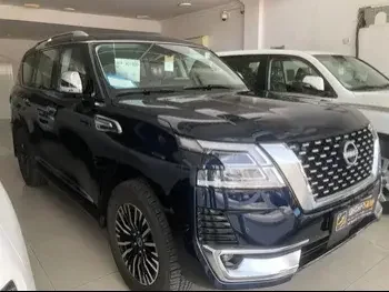  Nissan  Patrol  Platinum  2023  Automatic  0 Km  6 Cylinder  Four Wheel Drive (4WD)  SUV  Blue  With Warranty