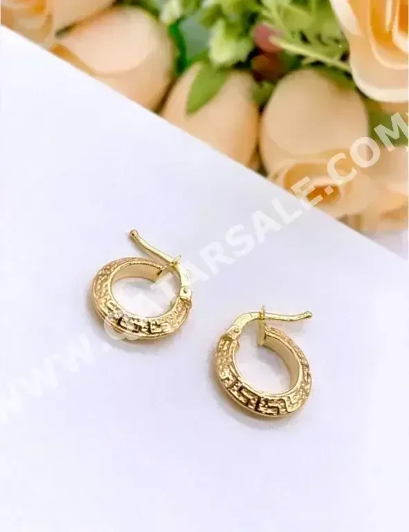 Gold Earring  Italy  Child  By Item ( Designers )  Yellow Gold  18k