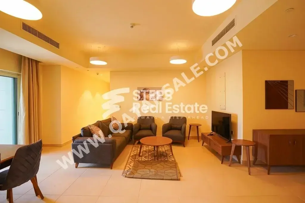 3 Bedrooms  Apartment  For Rent  in Lusail -  Marina District  Fully Furnished