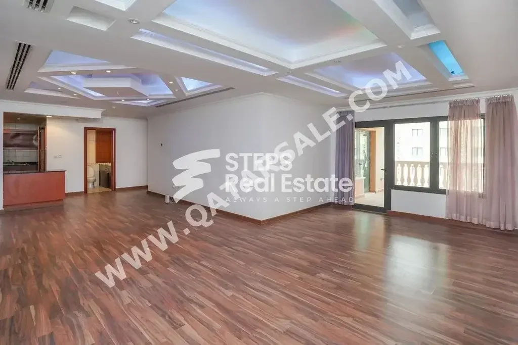 2 Bedrooms  Apartment  For Rent  in Doha -  The Pearl  Semi Furnished