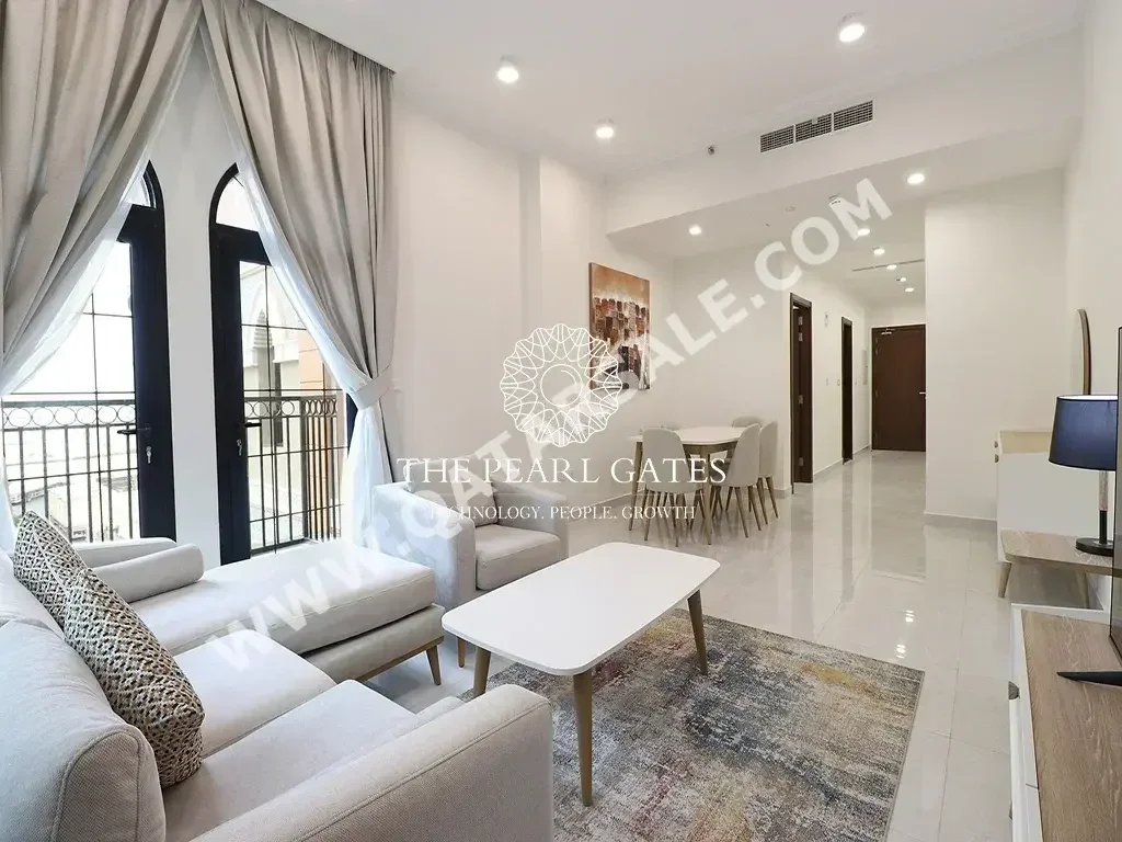 1 Bedrooms  Apartment  For Rent  in Lusail -  Fox Hills  Fully Furnished