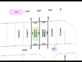 Lands For Sale in Al Daayen  - Umm Qarn  -Area Size 600 Square Meter