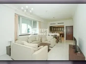 1 Bedrooms  Apartment  For Rent  in Doha -  The Pearl  Fully Furnished