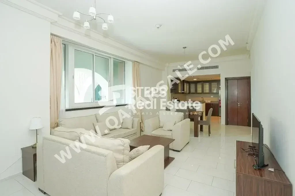 1 Bedrooms  Apartment  For Rent  in Doha -  The Pearl  Fully Furnished