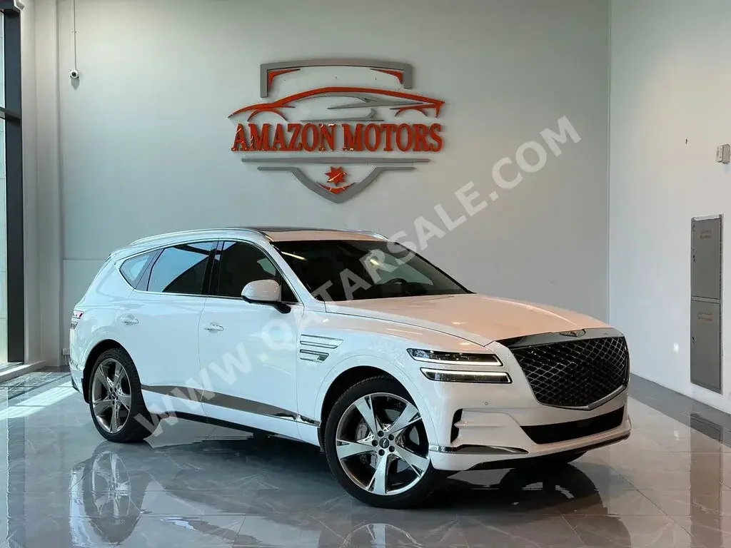 Genesis  GV 80  2021  Automatic  41,000 Km  6 Cylinder  Four Wheel Drive (4WD)  SUV  White  With Warranty