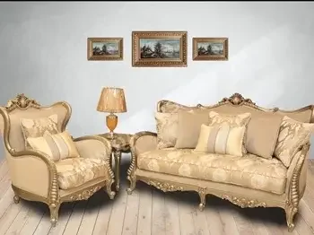 Sofas, Couches & Chairs Sofa Set  - Fabric  - Beige