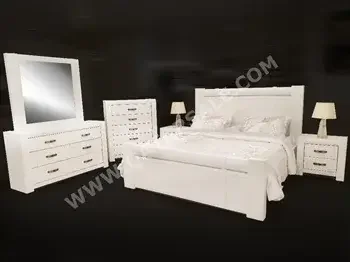 Bedroom Sets - 5 Pieces Set  - White