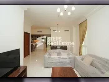 2 Bedrooms  Apartment  For Rent  in Doha -  The Pearl  Fully Furnished