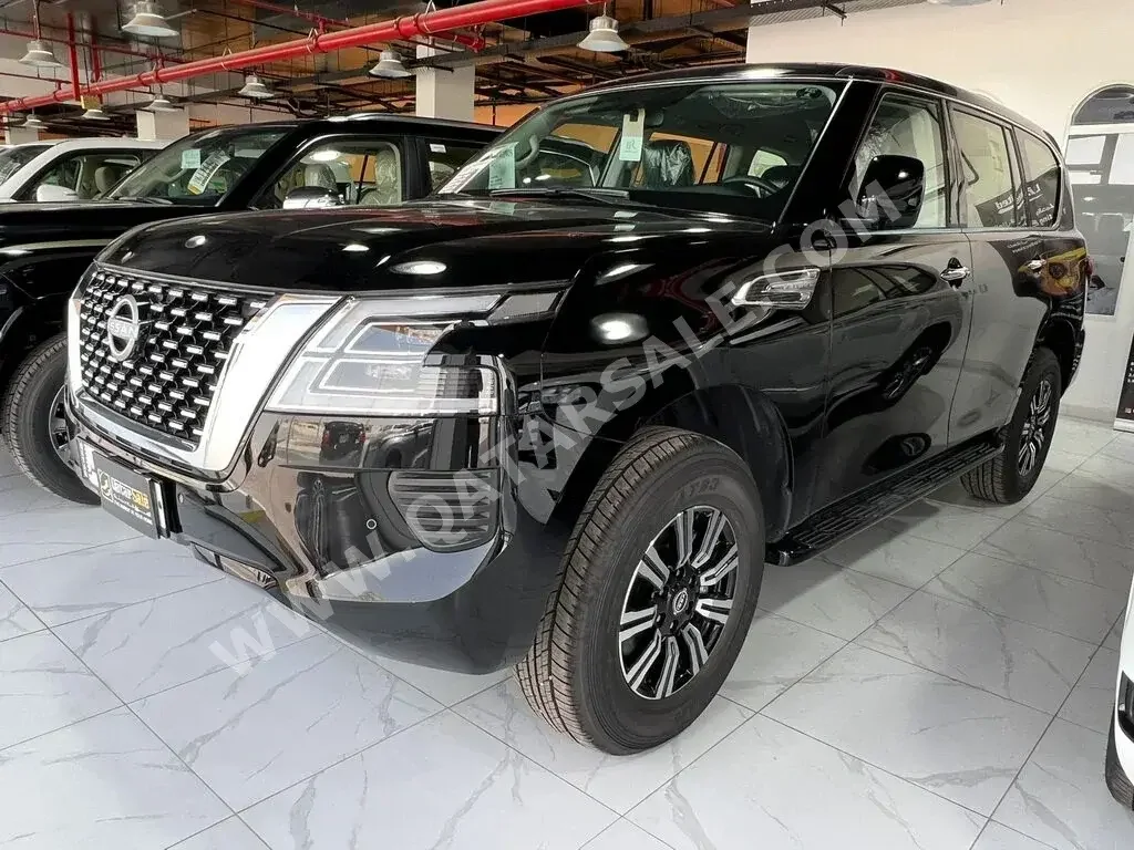 Nissan  Patrol  XE  2023  Automatic  0 Km  6 Cylinder  Four Wheel Drive (4WD)  SUV  Black  With Warranty