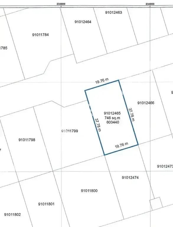 اراضي للبيع في الوكرة  - الوكير  -المساحة 748 متر مربع