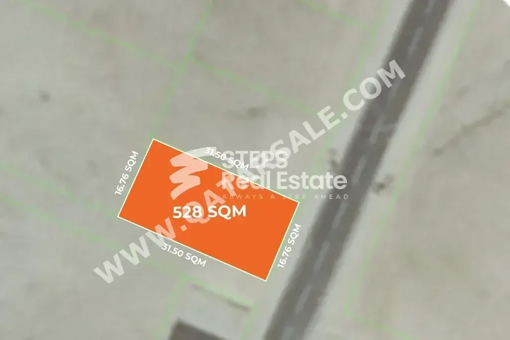 Lands For Sale in Doha  - Al Thumama  -Area Size 528 Square Meter