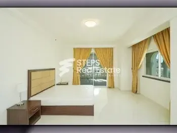 3 Bedrooms  Apartment  For Rent  in Doha -  The Pearl  Fully Furnished