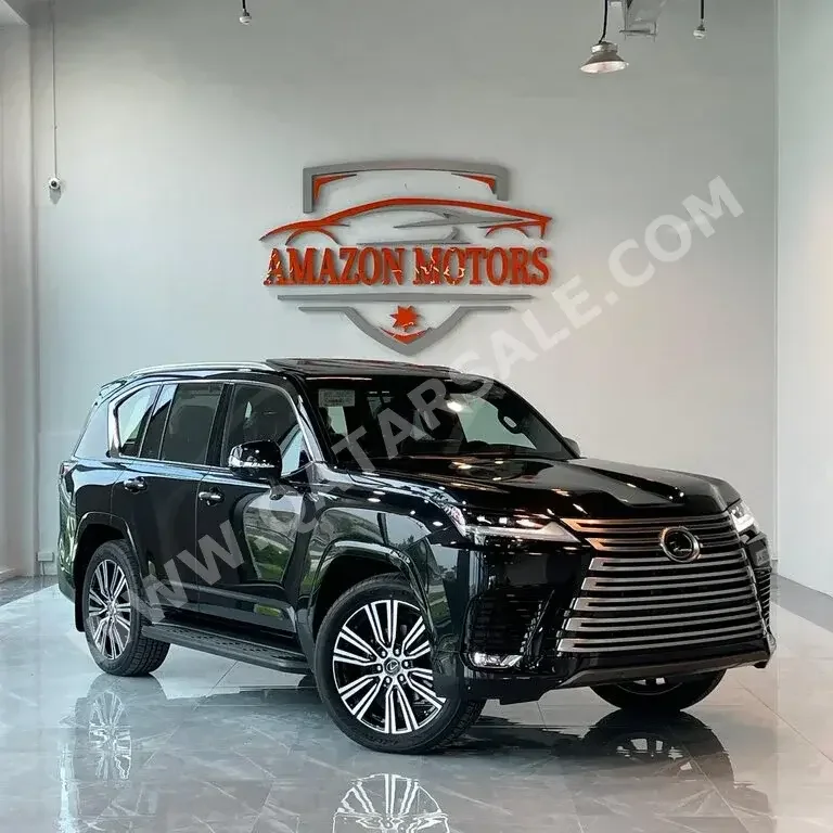 لكزس ال اكس 600 لكجري 2023 اوتوماتيك 0 كم 6 سلندر دفع رباعي اس يو في أسود تحت الضمان