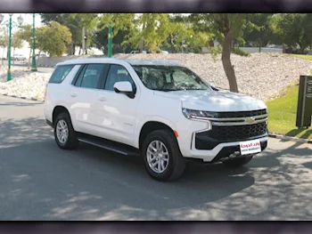 Chevrolet  Tahoe  LS  2023  Automatic  8,000 Km  8 Cylinder  Rear Wheel Drive (RWD)  SUV  White  With Warranty