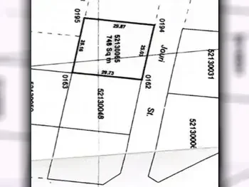 Lands For Sale in Al Rayyan  - Al Luqta  -Area Size 748 Square Meter