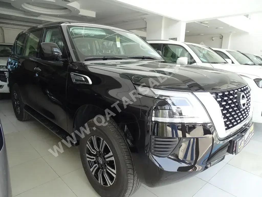 Nissan  Patrol  XE  2023  Automatic  0 Km  6 Cylinder  Four Wheel Drive (4WD)  SUV  Black  With Warranty