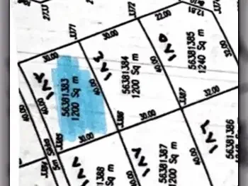 Lands For Sale in Al Rayyan  - Umm Al Seneem  -Area Size 1,200 Square Meter