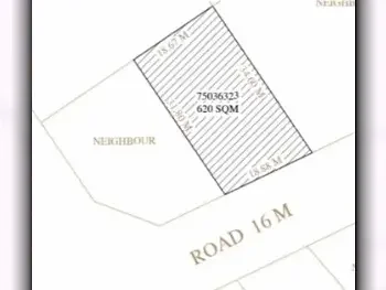 Lands For Sale in Al Khor  - Al Dhakira  -Area Size 620 Square Meter