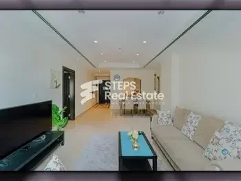 1 Bedrooms  Apartment  For Rent  in Doha -  The Pearl  Fully Furnished