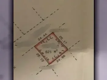 اراضي للبيع في الدوحة  - نعيجة  -المساحة 621 متر مربع