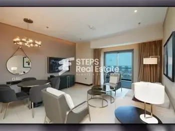 1 Bedrooms  Apartment  For Rent  in Doha -  The Pearl  Fully Furnished