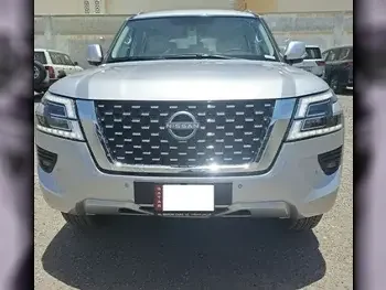 Nissan  Patrol  LE  2023  Automatic  6 Km  8 Cylinder  Four Wheel Drive (4WD)  SUV  Silver  With Warranty