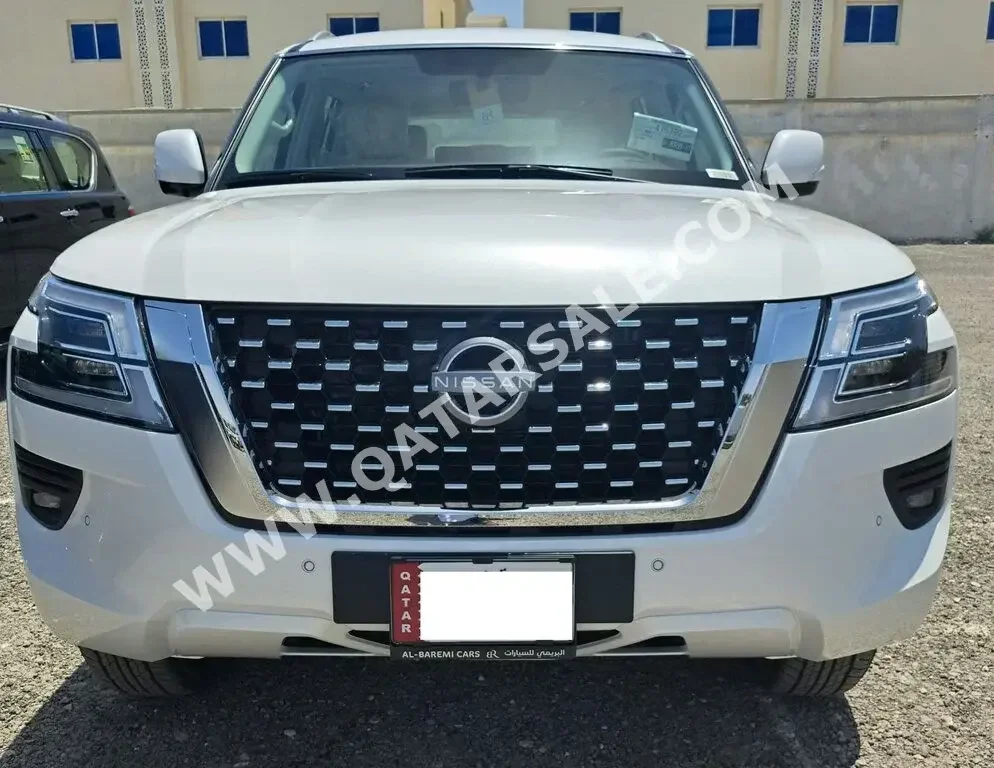  Nissan  Patrol  LE  2023  Automatic  0 Km  8 Cylinder  Four Wheel Drive (4WD)  SUV  White  With Warranty