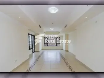 1 Bedrooms  Apartment  For Rent  in Doha -  The Pearl  Semi Furnished