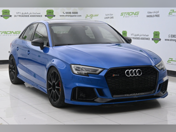 Audi  RS  3  2018  Automatic  72,000 Km  5 Cylinder  All Wheel Drive (AWD)  Sedan  Blue