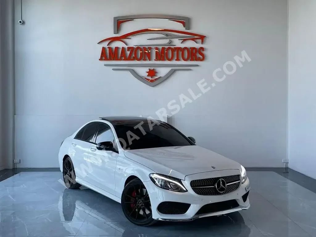 Mercedes-Benz C-Class 43 AMG 2017 Automatic 88,000 Km 6 Cylinder All Wheel Drive (AWD) Sedan White