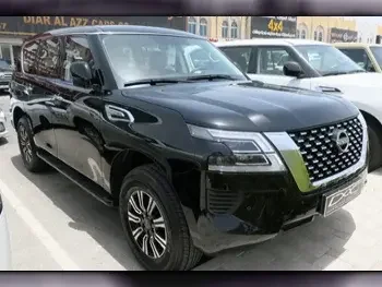 Nissan  Patrol  XE  2023  Automatic  0 Km  6 Cylinder  Four Wheel Drive (4WD)  SUV  Black  With Warranty